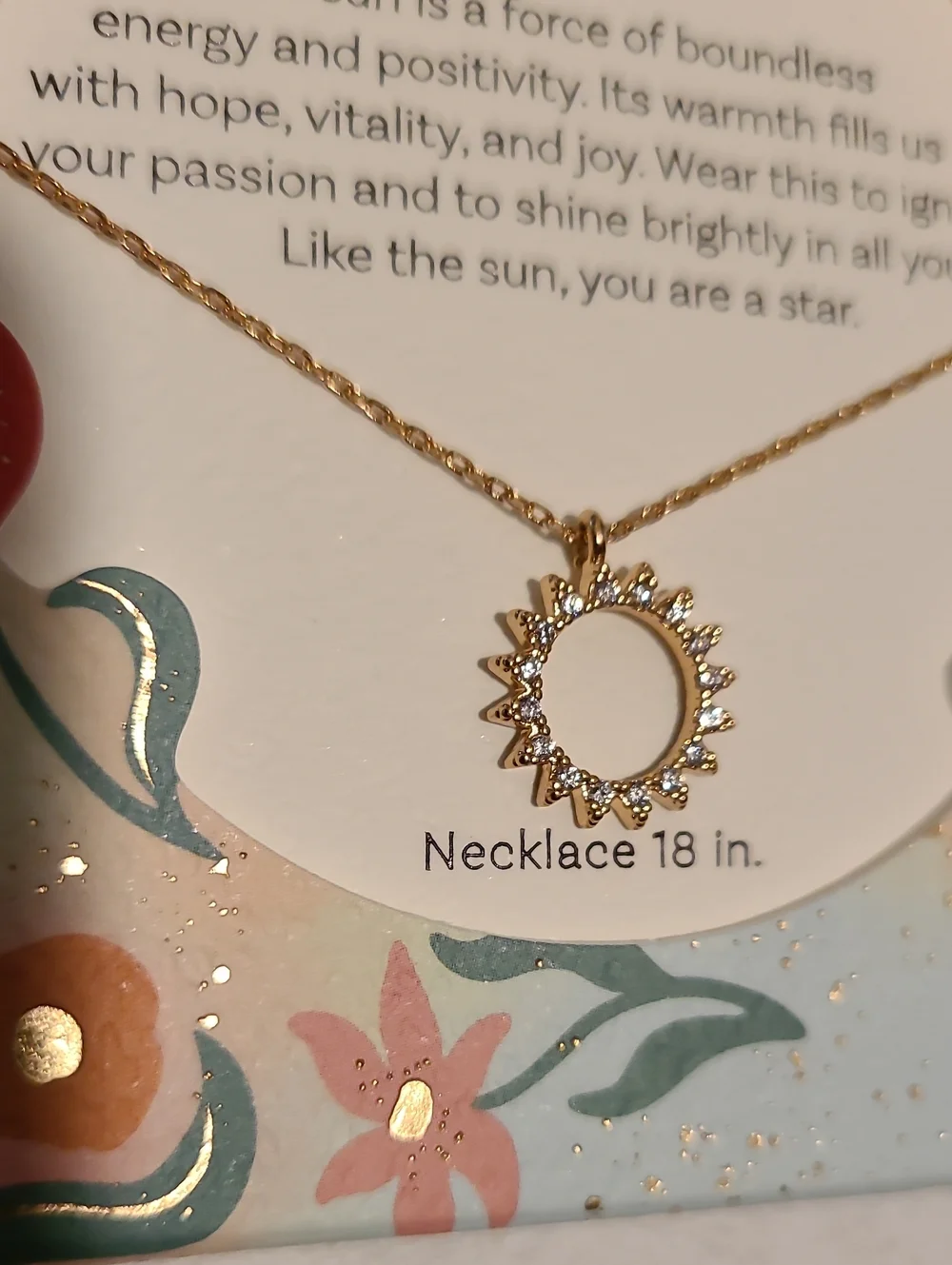 Bright Blessings Pendant Necklaces Bundle Of 2 Radiance, 18 Inch Sun Burst